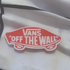 Vans off the wall sticker
